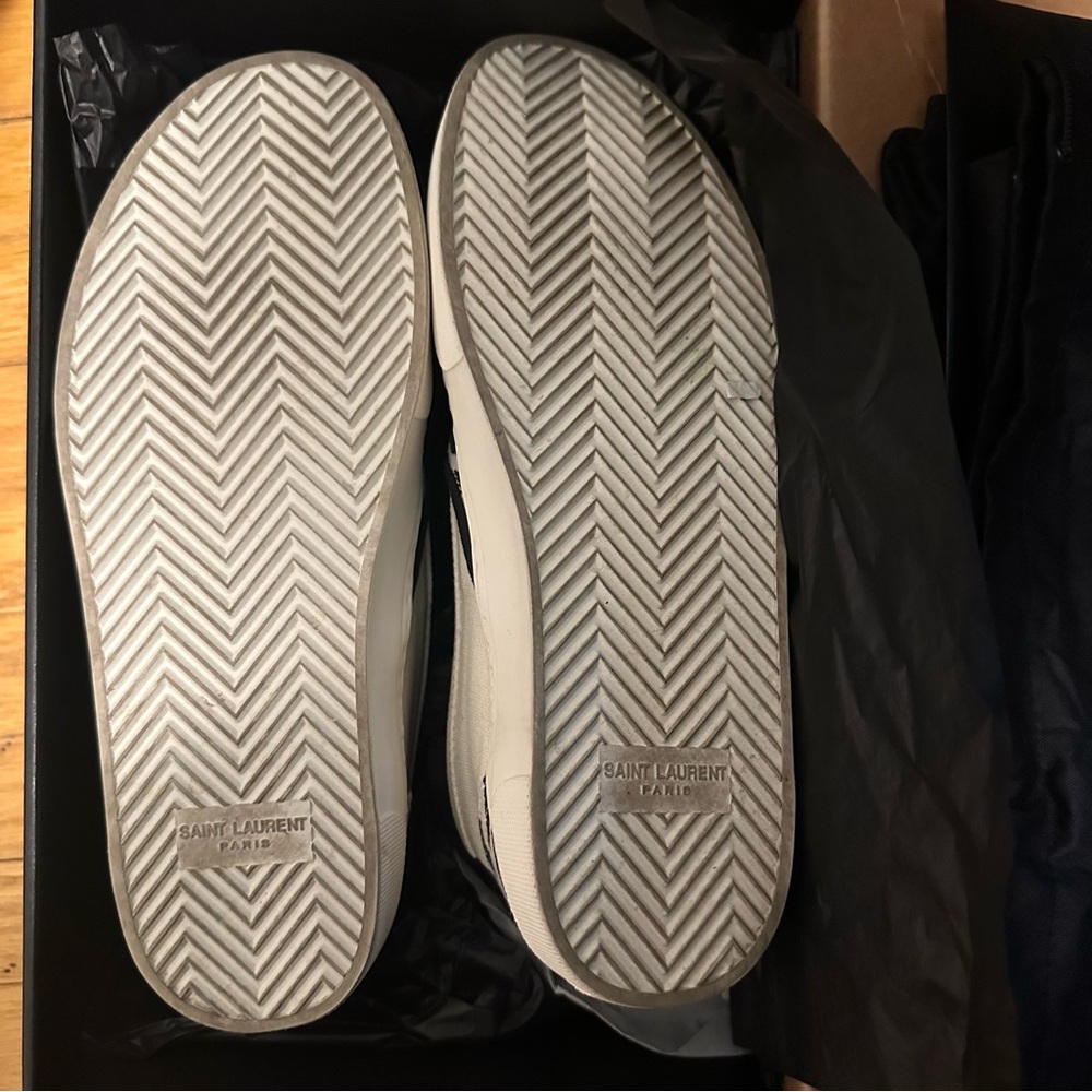 Saint Laurent Venice Slip on Sneaker - Zebra - Picture 7 of 11